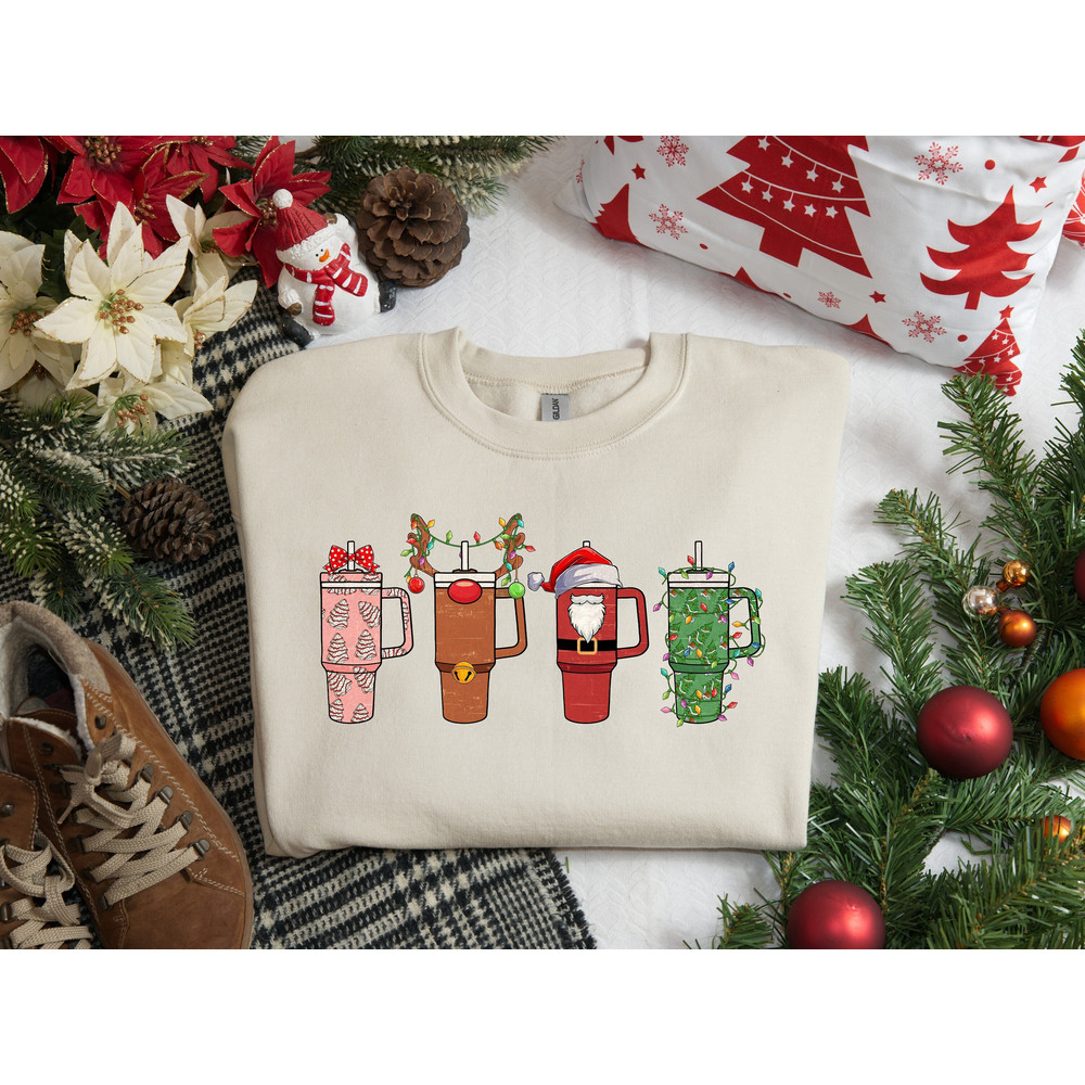 Retro Obsessive Cup Disorder Christmas Sweatshirt, OCD Lover Christmas Shirt, Christmas Cup Xmas T-shirt, Christmas Crewneck, Christmas Gift.jpg