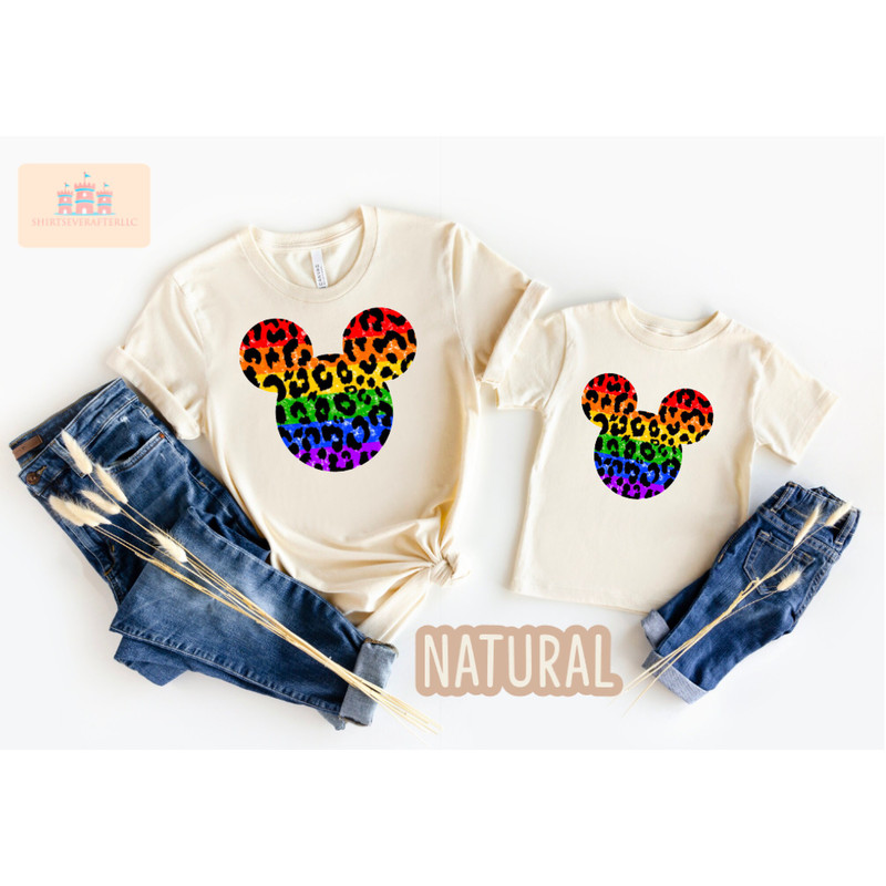 animal print rainbow Disney Shirt Animal Kingdom themed Disney trip shirt for kids and adults, Safari shirt, animal kingdom shirt, 2.jpg