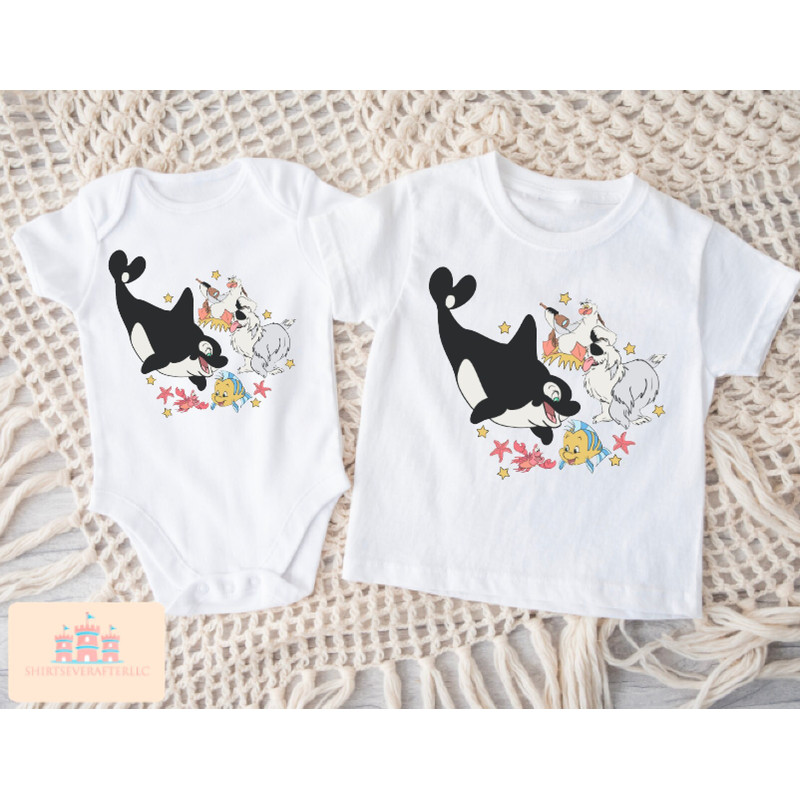 Disney ocean Shirt, sebastian Shirt, Little Mermaid flounder Shirt, Disney Character Shirt, little mermaid boy shirt.jpg