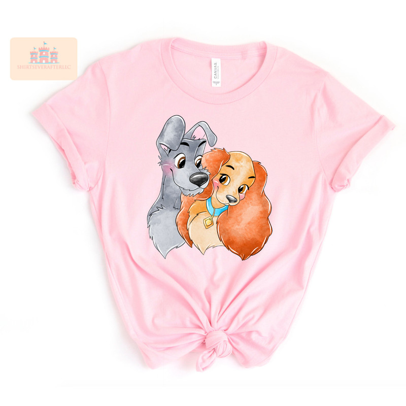 Lady And The Tramp Shirt,Disney Couple love shirt,Disney lady and tramp shirt, magic kingdom shirt, disney world shirt, disney land shirt 5.jpg