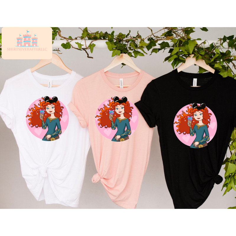 Merida Shirt, Princess Shirt, Princess Outfit, Princess Birthday, Brave Princess, Princess Tees, Birthday Girl, Birthday Outfit.jpg