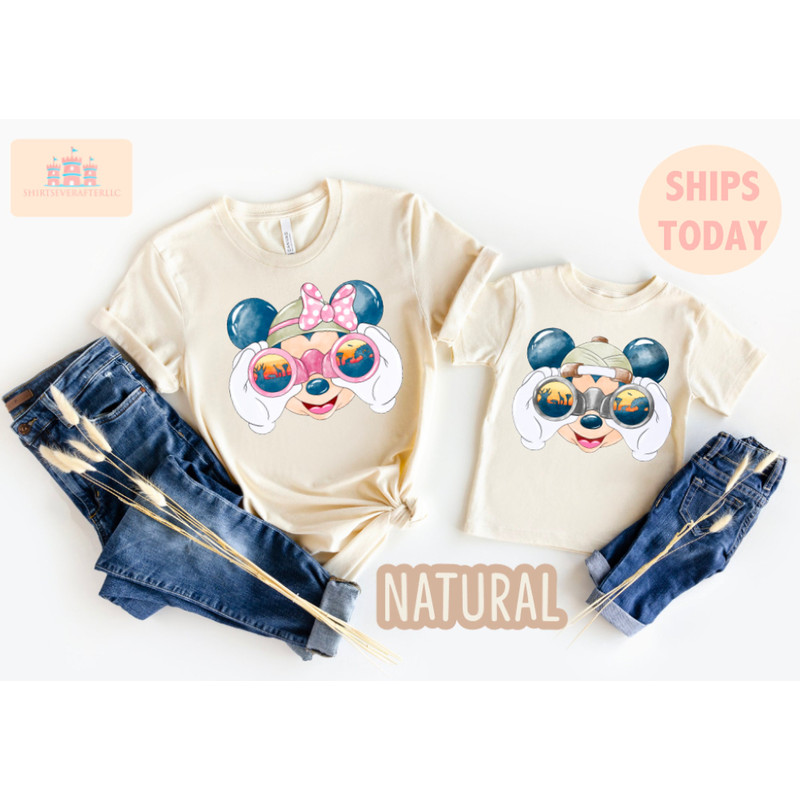 Mickey Mouse safari shirt, Mickey animal, Animal Kingdom themed Disney trip shirt for kids and adults, Safari shirt, animal kingdom shirt, 1.jpg