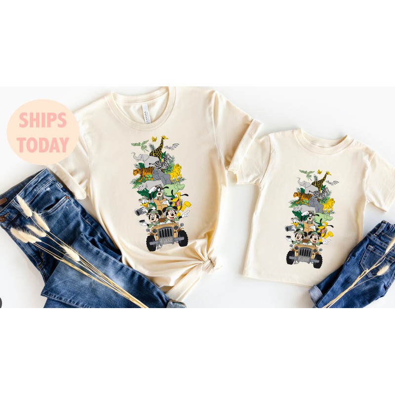 Mickey Mouse safari shirt, Mickey animal, Animal Kingdom themed Disney trip shirt for kids and adults, Safari shirt, animal kingdom shirt,.jpg
