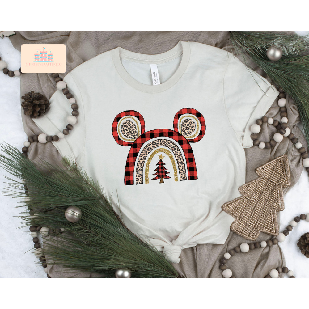 Minnie Mouse Rainbow Christmas shirt, Disney Christmas shirt, Mickey Mouse holiday shirt, Disney Holiday shirt, Rainbow Christmas shirt.jpg