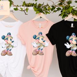 minnie mouse safari shirt, mickey animal, animal kingdom themed disney trip shirt for kids and adults, safari shirt, ani
