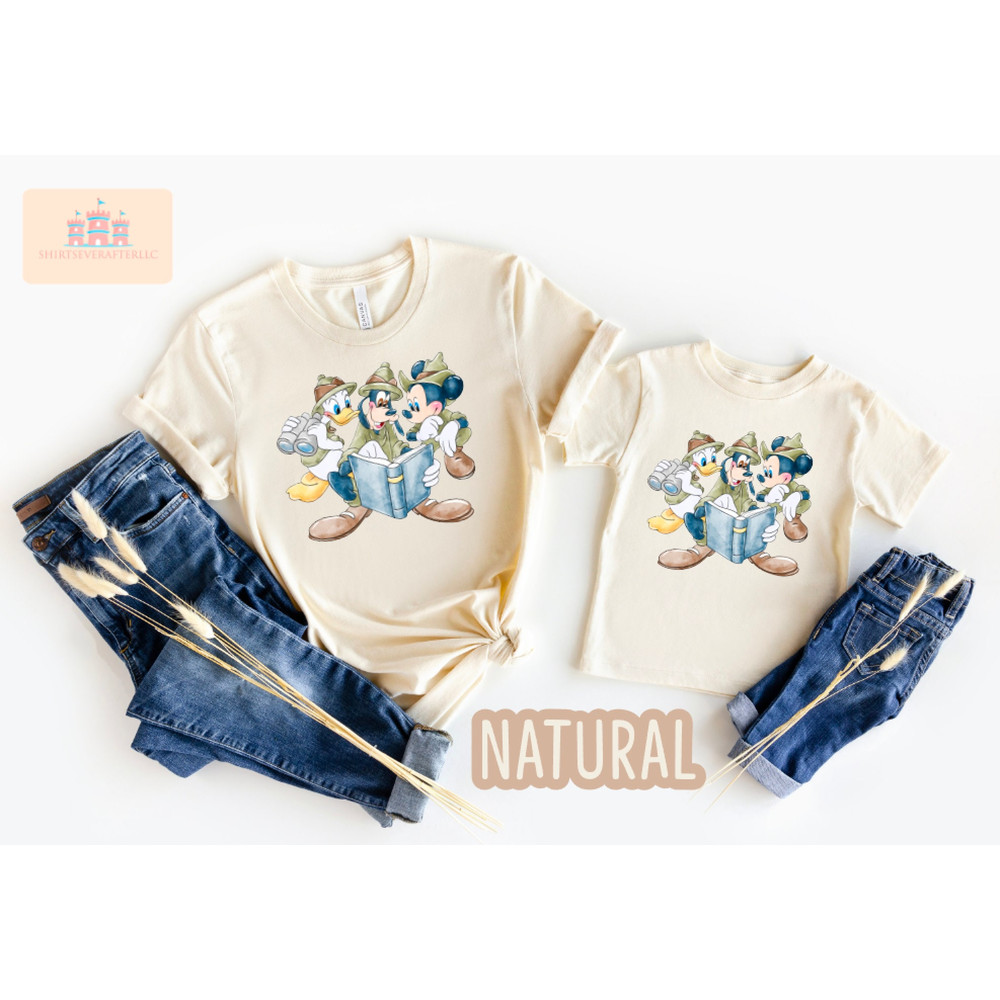 Minnie Mouse safari shirt, Mickey animal, Animal Kingdom themed Disney trip shirt for kids and adults, Safari shirt, animal kingdom shirt,.jpg