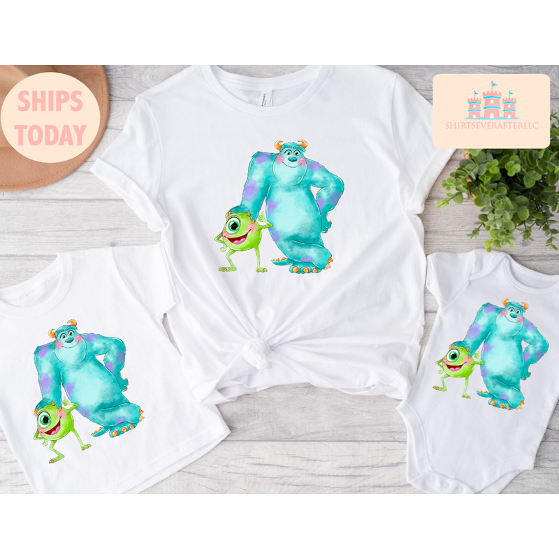 Monster Inc Squadgoals Shirt, Disney Monster Movie Tshirt, Cute Monster Inc T-Shirt, Monsters Inc. 2.jpg