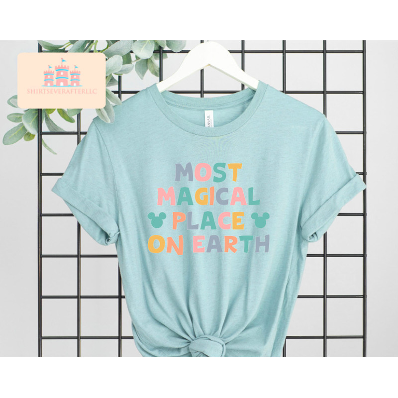 Most Magical Place on Earth Shirt, Disney Family Shirt, Disney World Shirt, Disney Shirt, Vintage Retro Shirt, Vacation 2022 shirt.jpg