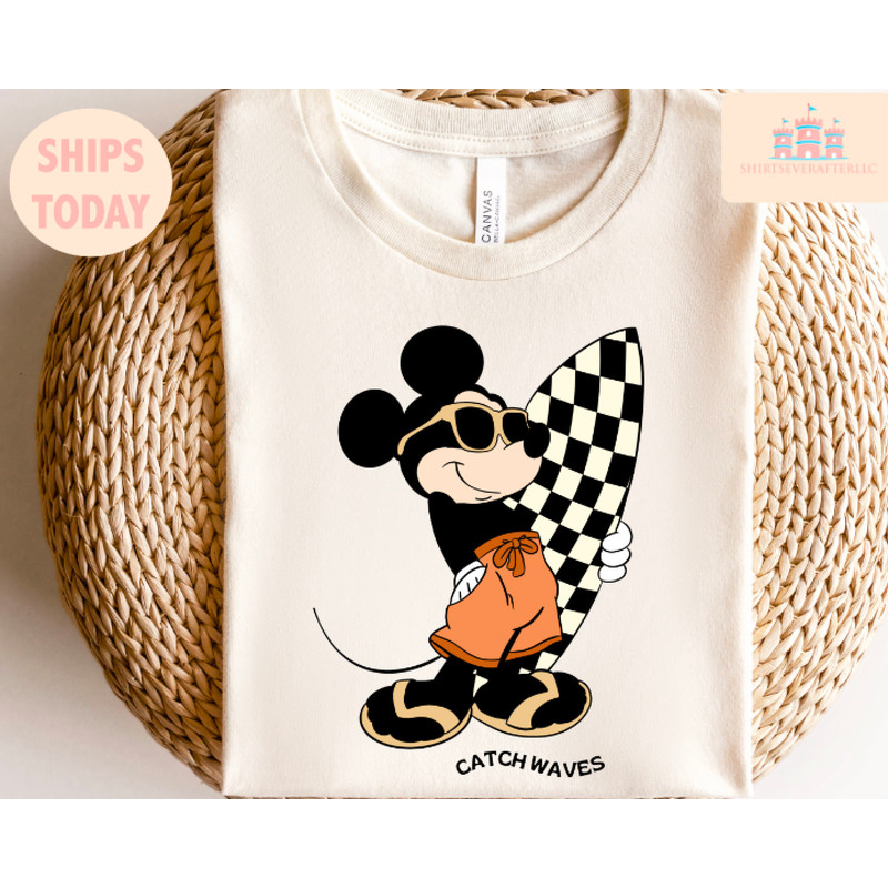 Mouse Summer 2023 Shirt, Retro Vintage Mouse Shirt, Mouse Shirt, Summer vibes Shirt, kids shirt, surfer mouse shirt, matching shirt, group.jpg
