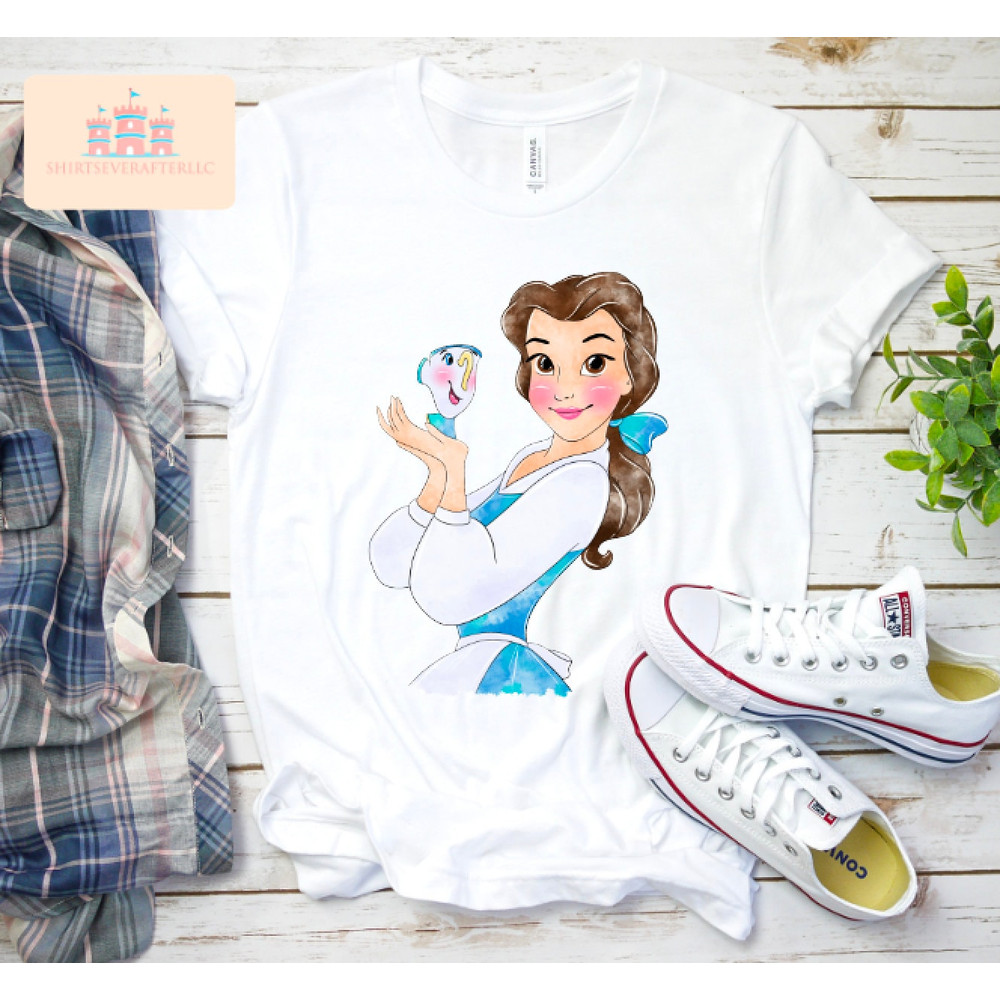 women's beauty and the beast shirt, women's beauty and the beast belle tank top, Disney princess top, princess belle shirt 2.jpg