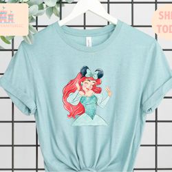 womens little mermaid shirt, womens little mermaid ariel shirt, ariel mermaid shirt, disney ariel shirt, girls ariel mer