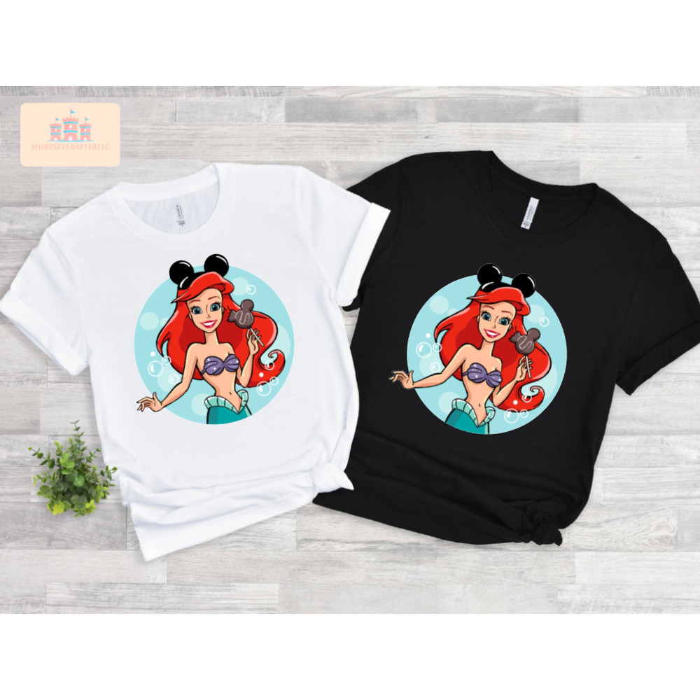 women's little mermaid shirt, women's little mermaid Ariel shirt, Ariel mermaid shirt, disney ariel shirt, girls ariel mermaid shirt 3.jpg