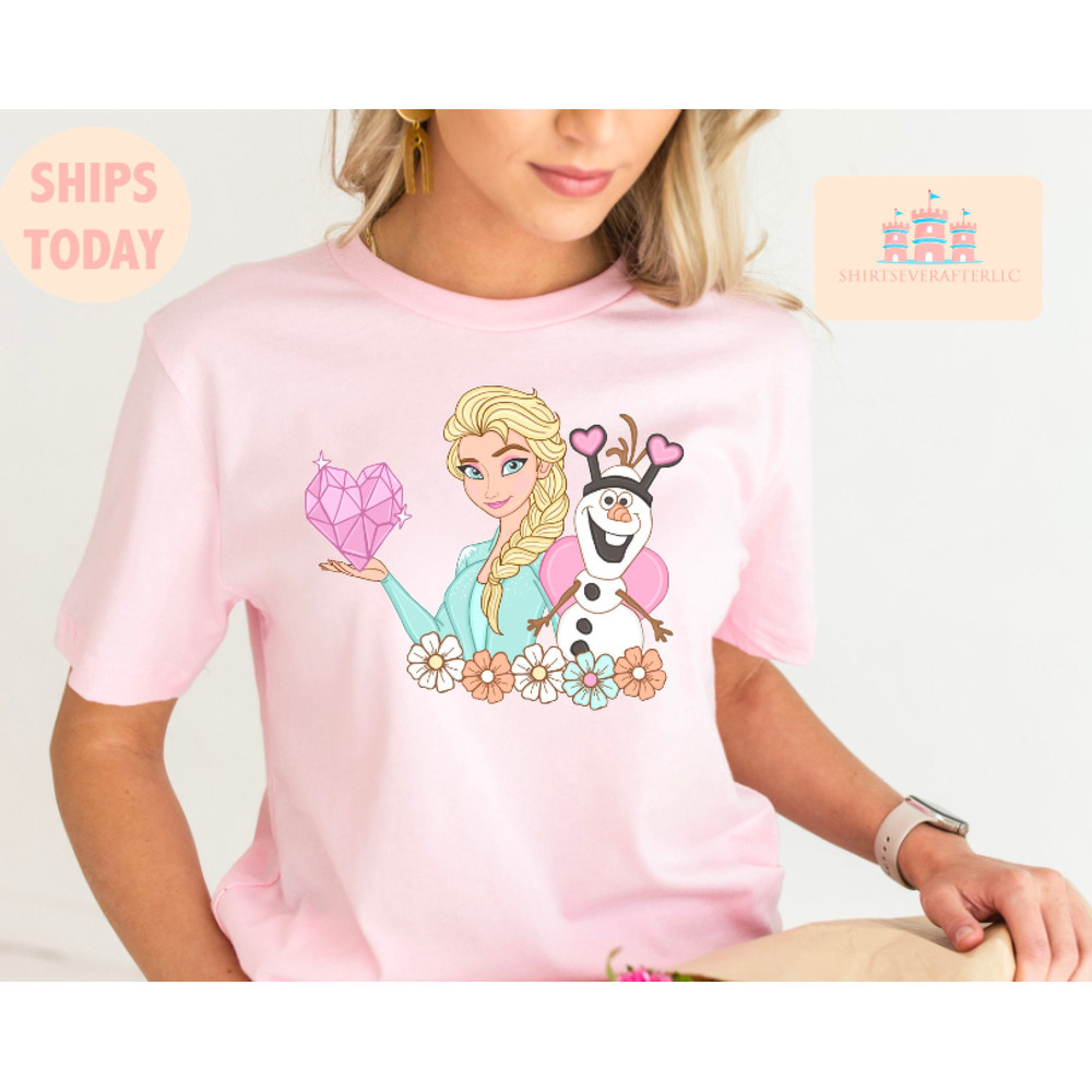 Women's princess Elsa shirt, Frozen Elsa women's shirt, frozen top, disney princess Elsa shirt, frozen magic kingdom shirt 5.jpg