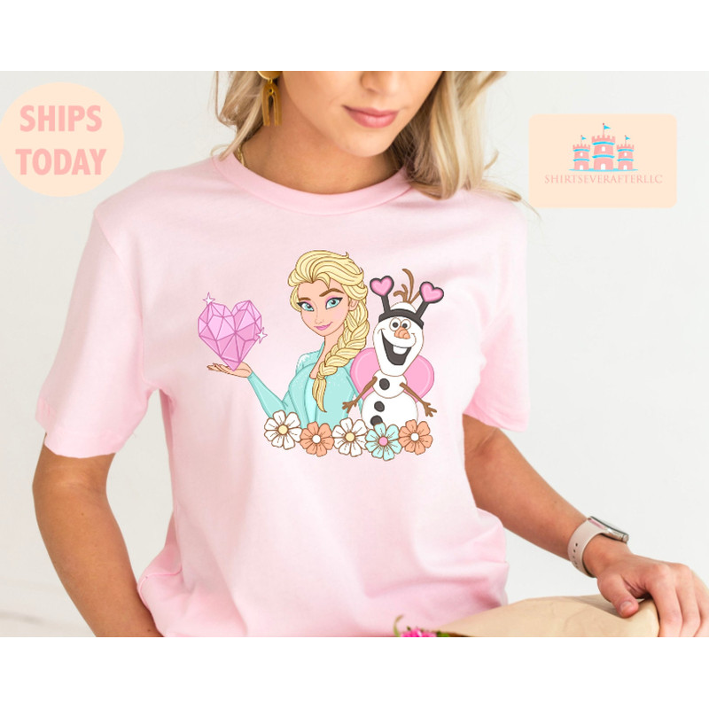 Women's princess Elsa shirt, Frozen Elsa women's shirt, frozen top, disney princess Elsa shirt, frozen magic kingdom shirt 5.jpg