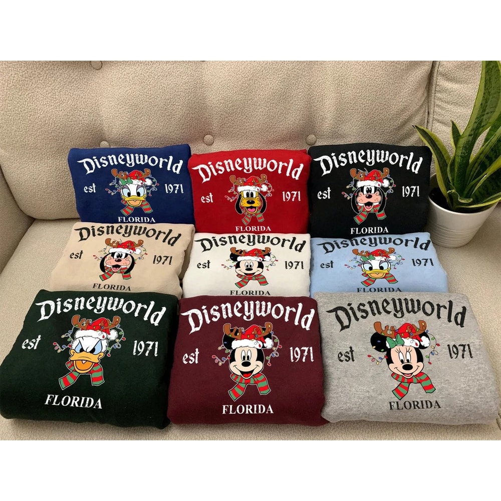 Disneyworld Christmas Sweatshirt, Mickey's Very Merry Christmas Sweatshirt, Disney Family Christmas Party Shirt, Disneyworld Xmas Trip Gift.jpg