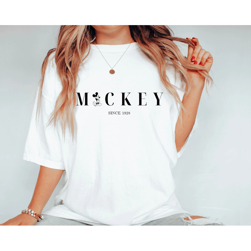 Retro Mickey Comfort Color Shirt, Disneyland Comfort Color Shirt, Magic Kingdom, Family Vacation, Disney Womens Shirt, Disney Park Shirt.jpg