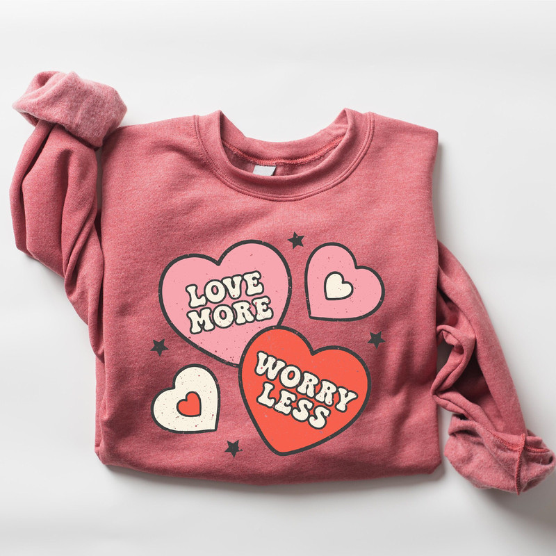 Retro Valentines Day Sweatshirt, Cute Hearts Sweatshirt, Love Sweatshirt, Valentines Day Shirt, Womens Valentines Sweatshirt.jpg
