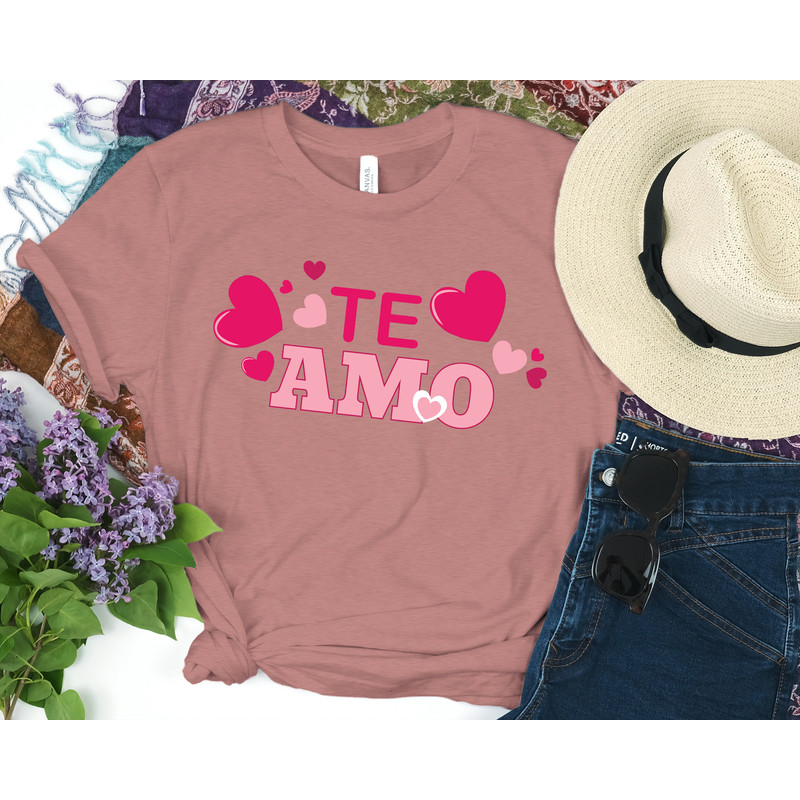 Spanish I Love You Te Amo Shirt, Party Shirt,Funny Valentines Day Shirt, Mexican Shirt, Boyfriend Girlfriend Shirts,Valentines Day Gif.jpg