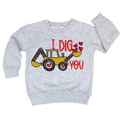 toddler valentines day shirt, funny boys valentines sweatshirt trendy kids crewneck baby boy valenetines day outfit i di
