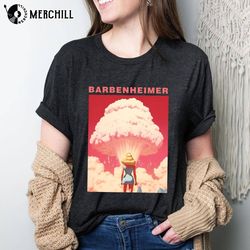 barbenheimer meme shirt trending 2023 movie gift - happy place for music lovers