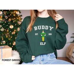 buddy the elf shirt, elf christmas shirt, christmas gift for young adults - happy place for music lovers