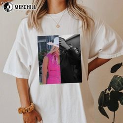 cool oppenheimer barbie movie shirt 2023 barbenheimer - happy place for music lovers
