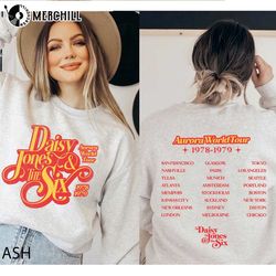daisy jones the six 1978 aurora world tour shirt - happy place for music lovers