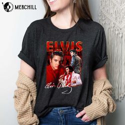 elvis presley graphic tee unique elvis gift - happy place for music lovers