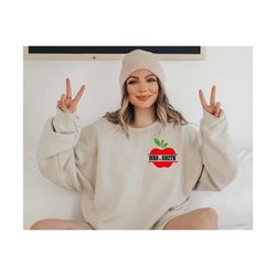 teacher sweatshirt, custom teacher name tee, first day of school, cute new teacher gift, personalized teacher shirt, bac