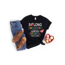 prek graduation shirt, so long prk it's been fun look out kindergarten here i come tee, preschool graduation gift, gradu