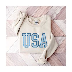 graphic usa flag sweatshirt, usa america crewneck, america sweatshirt, 4th of july sweatshirt, patriotic sweatshirt, red