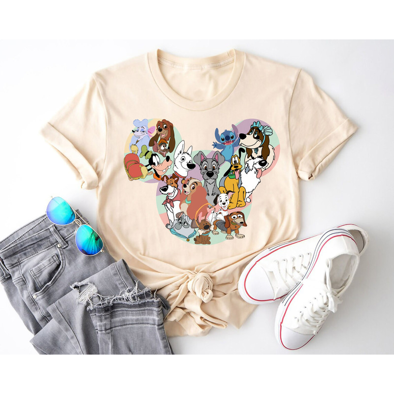 Dogs Shirt, Cats Tee, Dog Lover Shirt, Mickey Head Shirt.jpg