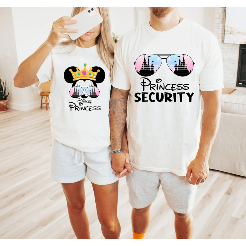 Princess Security Shirt, Dad Shirt, Father's Day Shirt, Family Trip Shirt, Family Vacation 2024 Tees, Birthday Girl Shirt.jpg