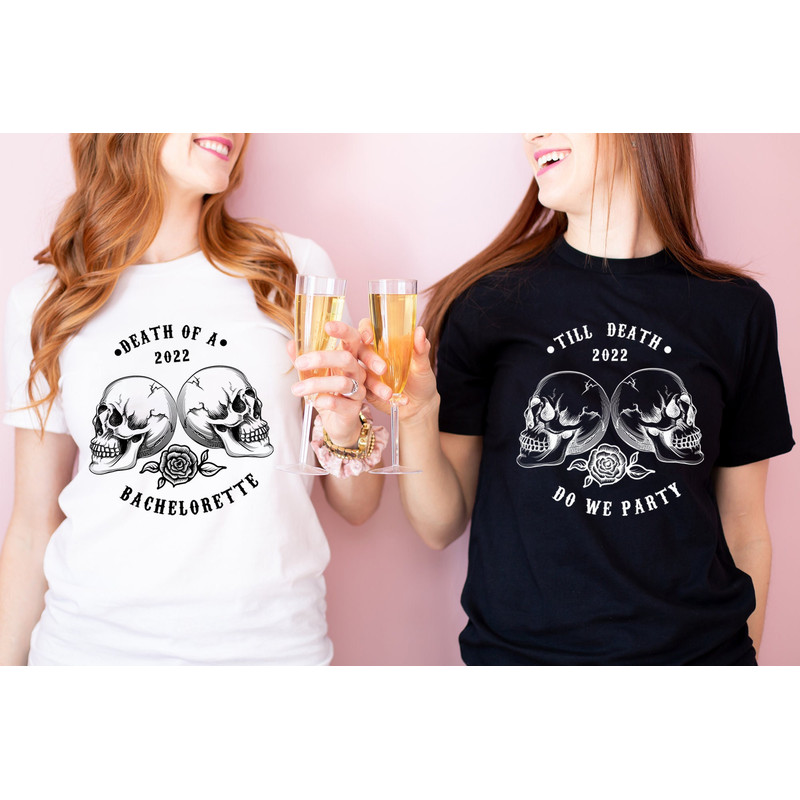 Bachelorette Party Shirts, Bridesmaid Shirt, Bride Or Die, Till Death Do We Party Shirt, Witchy Bride, Bachelorette Gifts, Bachelorette Tee.jpg