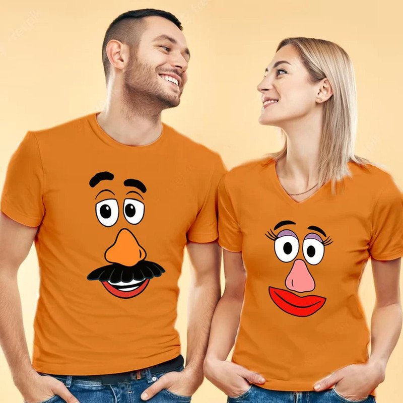 Mr Potato And Mrs Potato Head Shirt, Cute Thanksgiving Shirt, Custom Couple Shirt, Fall Family Matching Shirt, Funny Thanksgiving Tees, Fall.jpg