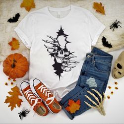 skeleton shirt, goth shirt, halloween shirt, skull t-shirt, humorous skeleton shirt, goth clothing, goth skull shirts,