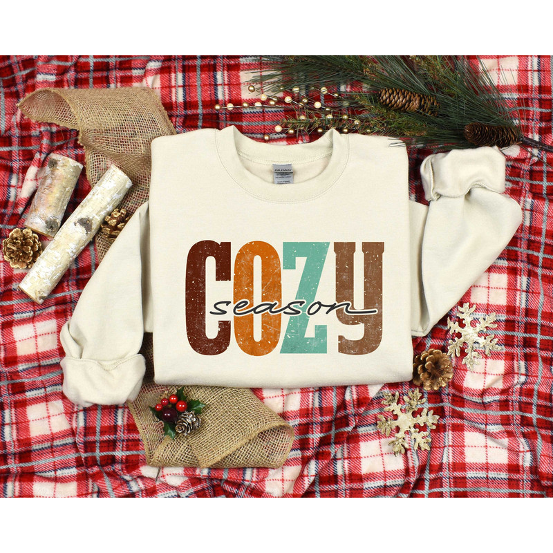 Cozy Season, Fall Shirt, Fall Lover, Autumn Shirt, Fall Sweatshirt, Thanksgiving Shirt, Season is Starting, Fall Sweater.jpg