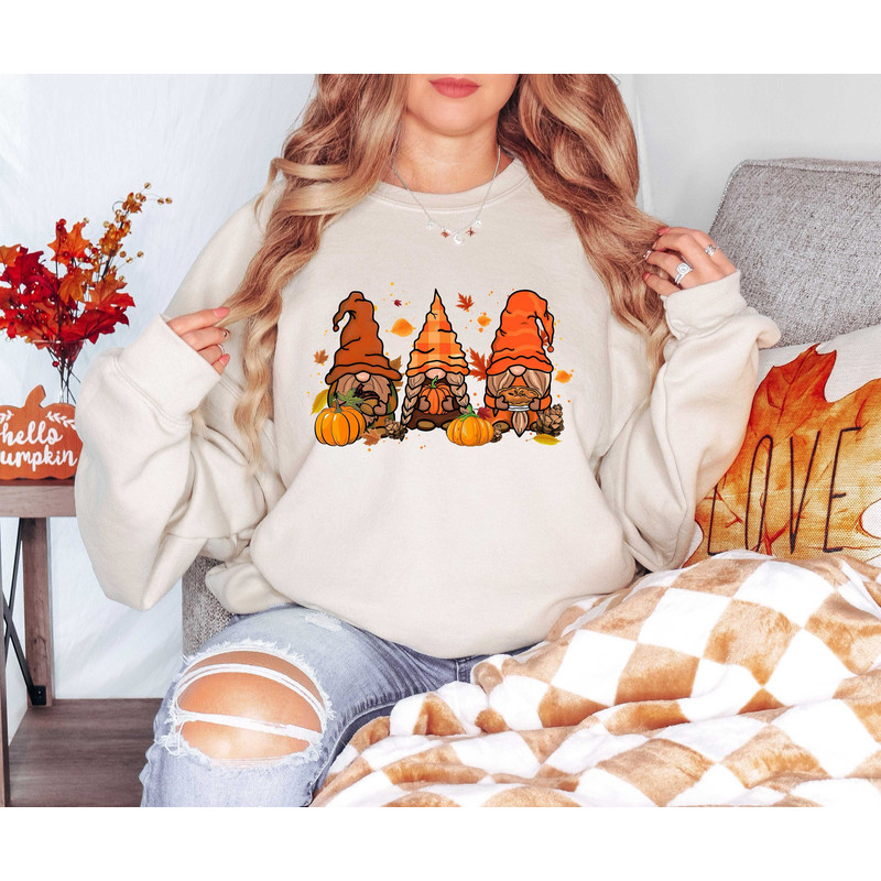 Fall Gnomes Shirt, Gnome Fall T-Shirt, Fall Tee, Thanksgiving Tee, Fall Tshirt, Thankful Pumpkin Shirt, Holiday Shirt, Thankful Shirt.jpg