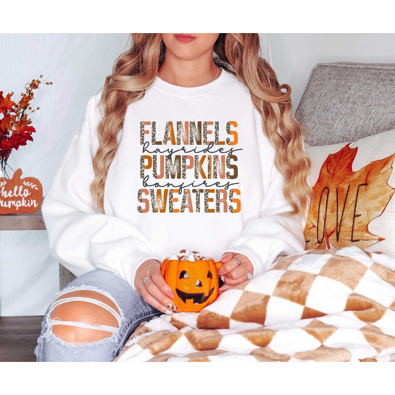 Flannels Pumpkins Hayrides S'mores and Bonfires Shirt, Fall Shirt, Fall Tee, Pumpkin Spice, Cute Fall Shirt, Autumn Shirt, Fall Shirts.jpg