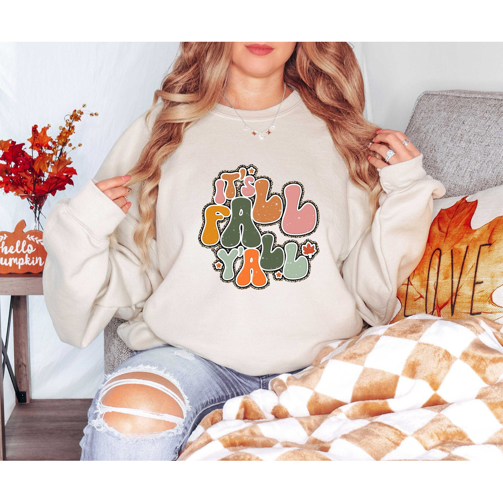 It's Fall Yall Pumpkin Shirt, Pumpkin Shirt, Fall Shirt for Women, Fall Pumpkin Shirt, Fall Pumpkin Shirt for Kids, Thanksgiving Shirt.jpg