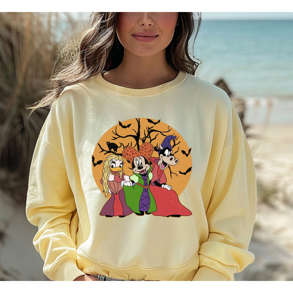 Comfort Colors® Disney Spooky Sweatshirt, Mickey And Friends Halloween Sweatshirt, Disney Pumpkin Sweatshirt, Spooky Season Sweatshirt.jpg