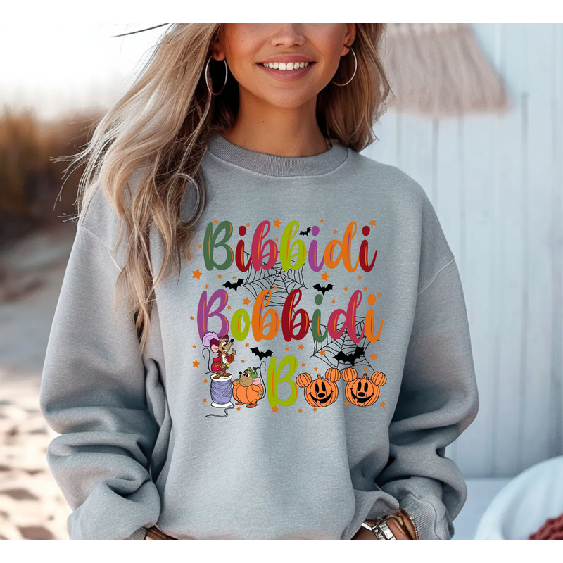 Comfort Colors® Halloween Sweatshirt, Bibbidi Bobbidi Boo Sweatshirt, Mickey Pumpkin Sweater, Disney Cinderella Sweater, Halloween Pumpkin.jpg