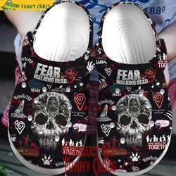 fear the walking dead crocs clogs shoes - discover comfort and style clog shoes with funny crocs