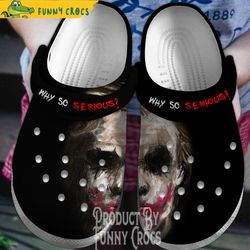 why so serious joker crocs clogs - discover comfort and style clog shoes with funny crocs