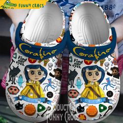 coraline be careful what you wish for crocs clogs - discover comfort and style clog shoes with funny crocs