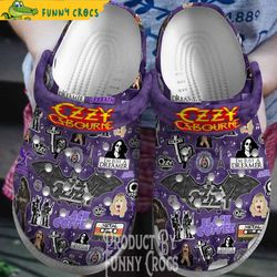 ozzy osbourne 2023 crocs shoes - discover comfort and style clog shoes with funny crocs
