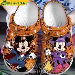 mickey and minnie mouse halloween crocs shoes - discover comfort and style clog shoes with funny crocs