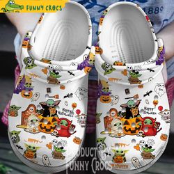 baby yoda halloween star wars crocs - discover comfort and style clog shoes with funny crocs