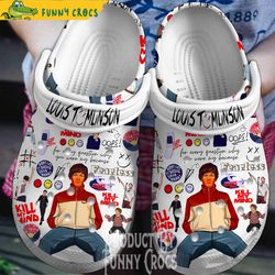 louis tomlinson 2023 music crocs - discover comfort and style clog shoes with funny crocs