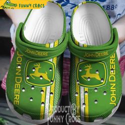 john deere green crocs, john deere gifts - discover comfort and style clog shoes with funny crocs